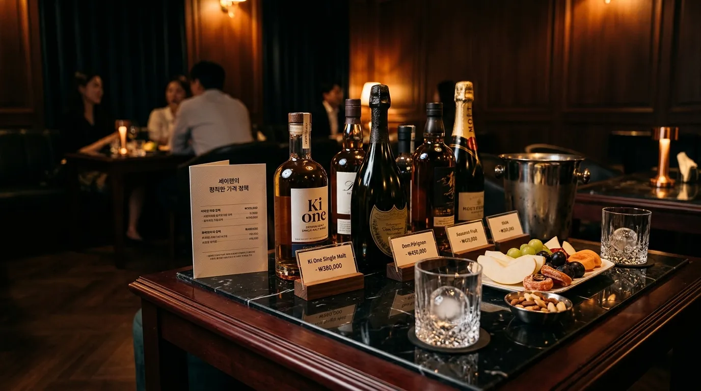 강남 세이렌 쩜오 가격 고급 샴페인 위스키 견적