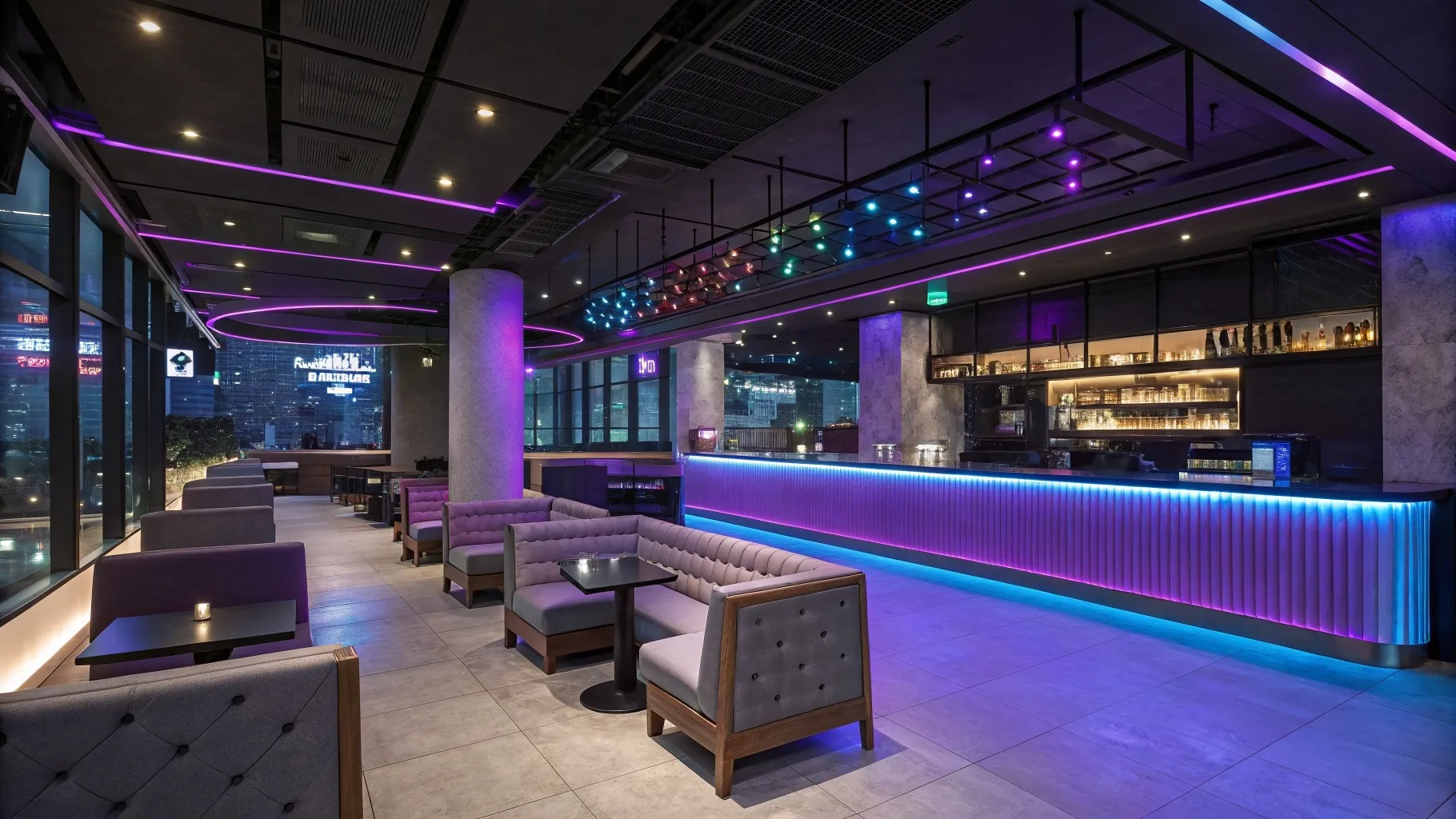 강남 유흥 하이퍼블릭 스타일 인테리어